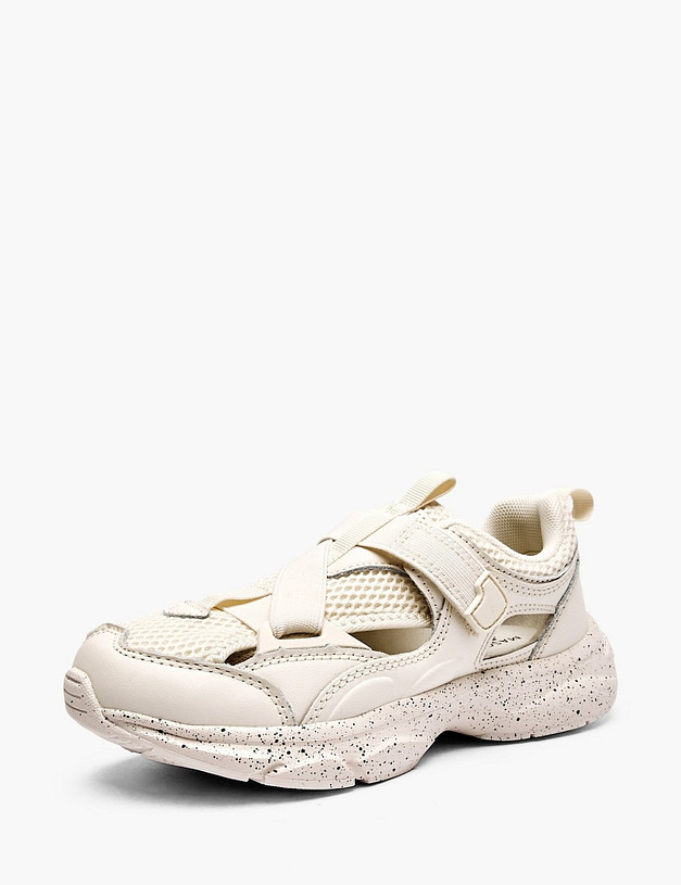 Молочные детские кроссовки MASCOTTE 64-611421-0201 | ракурс 2