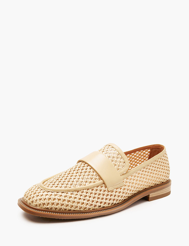 Бежевые женские лоферы MASCOTTE 58-511691-0208 | ракурс 5
