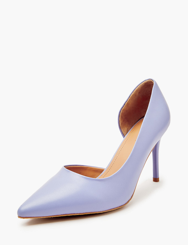 Сиреневые женские туфли MASCOTTE 233-412811-6539M | ракурс 4