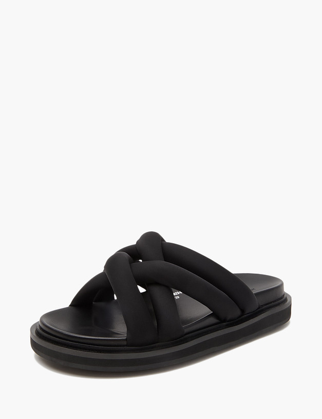 Черные женские сабо MASCOTTE 47-4126823-0202 | ракурс 2