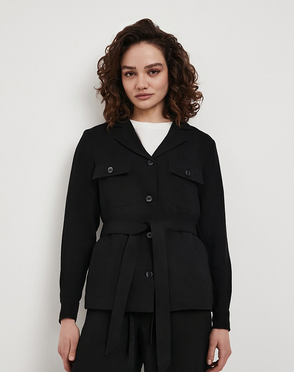 986-6111-2402 Жакет женский черн, Mascotte