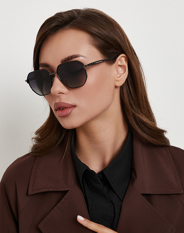 793-6127-7710 Очки женские и.мат. серый, Mascotte