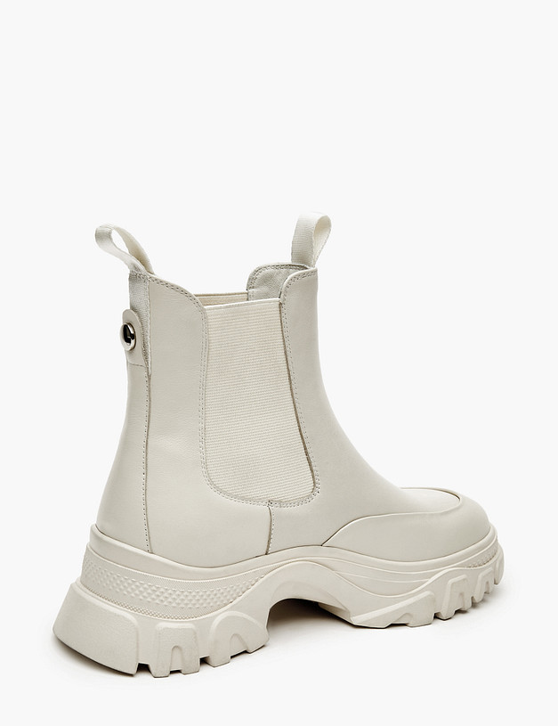 Молочные женские челси MASCOTTE 233-323821-0108 | ракурс 3 Молочные женские челси MASCOTTE 233-323821-0108 | ракурс 3