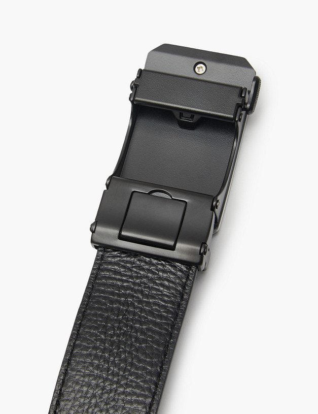 Черный мужской ремень MASCOTTE 703-4110-102 | ракурс 5