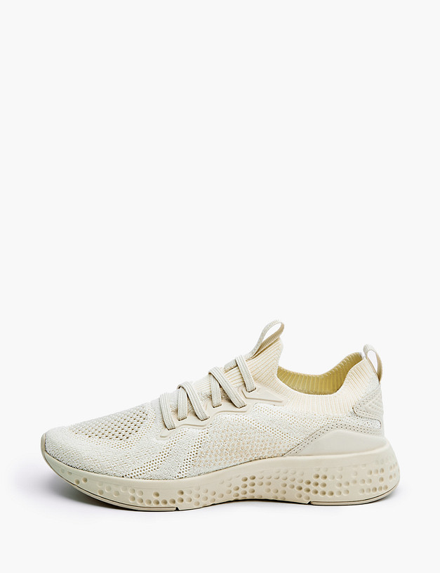 Бежевые женские кроссовки MASCOTTE 130-011221-0208 | ракурс 1