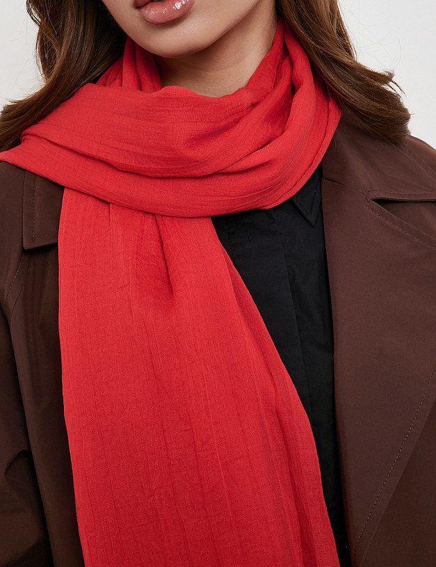 Красный женский шарф MASCOTTE 766-6129-2405 | ракурс 3