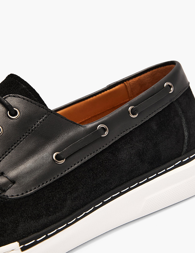 Черные мужские полуботинки MASCOTTE 142-613011-0102 | ракурс 6