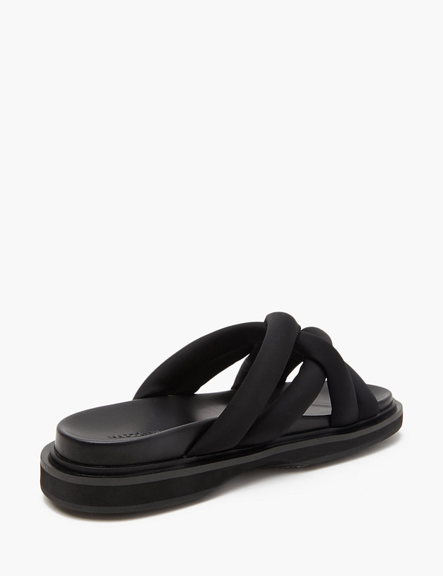 Черные женские сабо MASCOTTE 47-4126823-0202 | ракурс 3