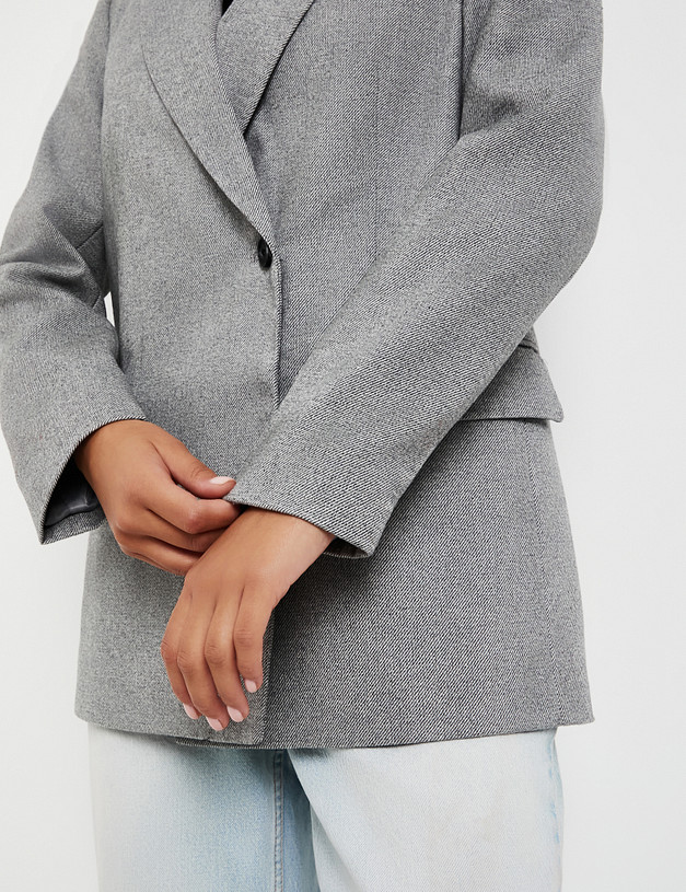 Серый женский жакет MASCOTTE 885-5202-510 | ракурс 6
