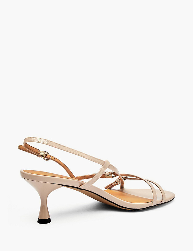 Бежевые женские босоножки MASCOTTE 126-612611-3719M | ракурс 3