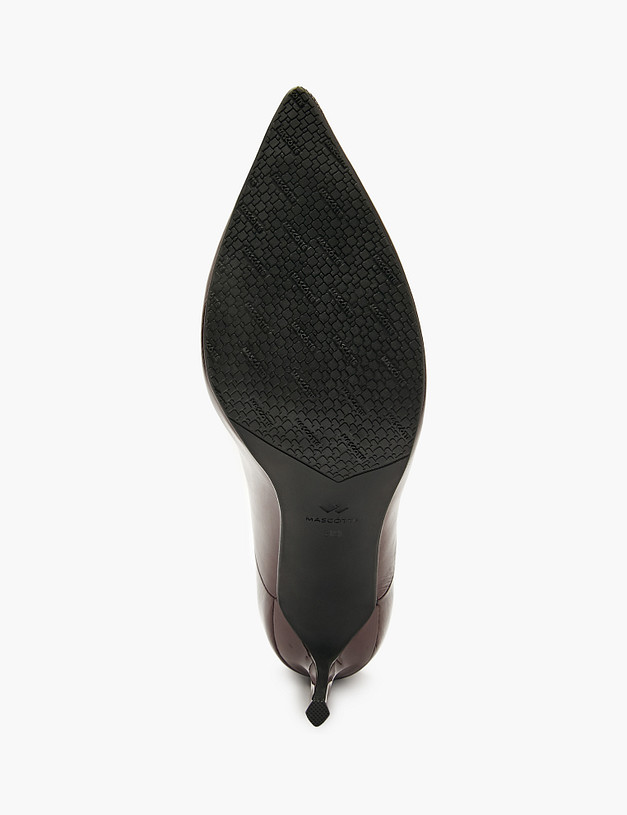 Бордовые женские полусапоги MASCOTTE 126-525921-0705 | ракурс 7