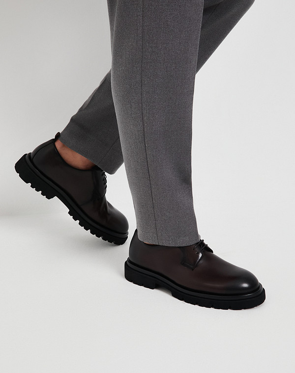 Коричневые мужские дерби 8990₽