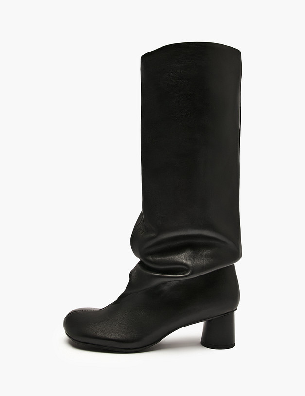 Черные женские сапоги MASCOTTE 175-5281421-3501M | ракурс 1