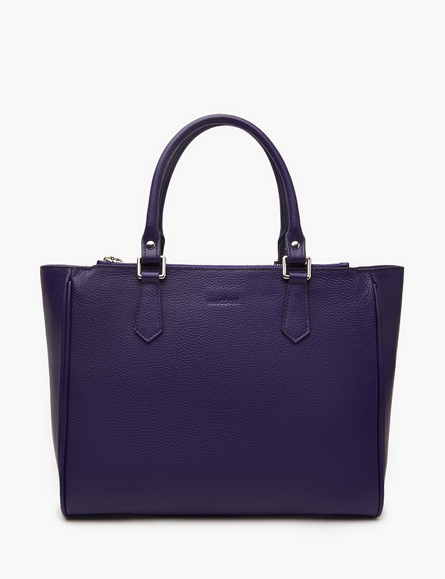 Кожаная женская сумка темно-фиолетового цвета MASCOTTE 660-2255-103 | ракурс 2