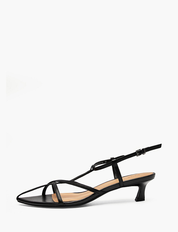 Черные женские босоножки MASCOTTE 126-615811-3501M | ракурс 1