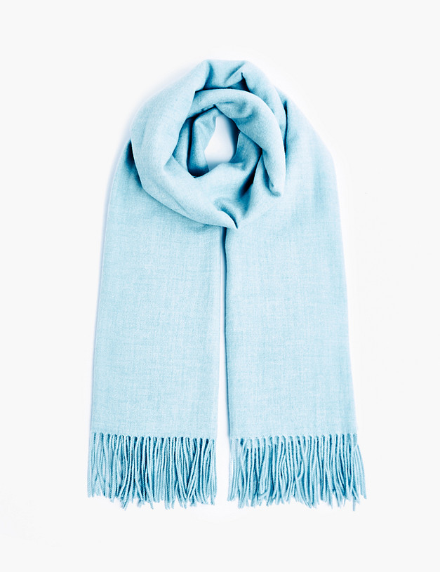 Голубой женский шарф MASCOTTE 766-2222-2411 | ракурс 2