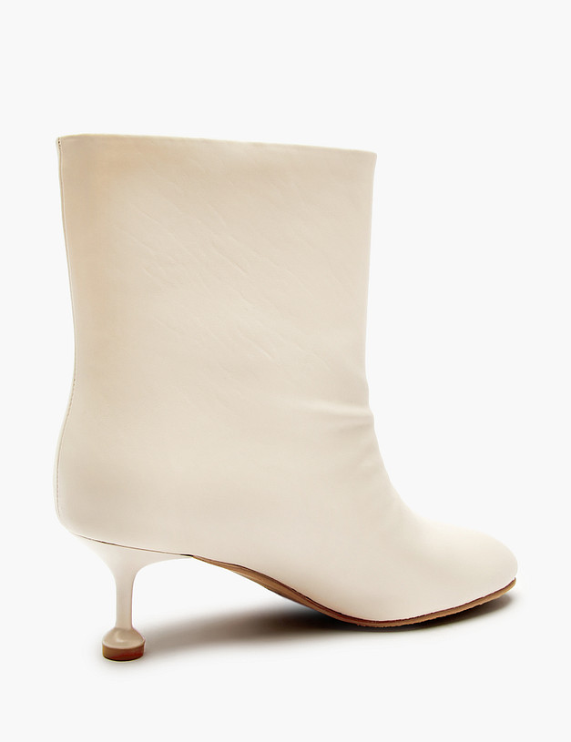 Молочные женские ботильоны MASCOTTE 234-529811-0101 | ракурс 4