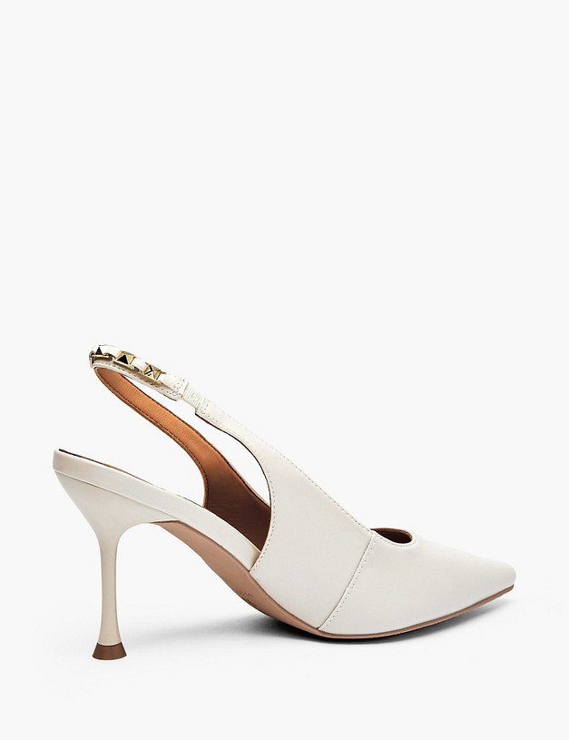 Молочные женские туфли MASCOTTE 78-612512-0701 | ракурс 3