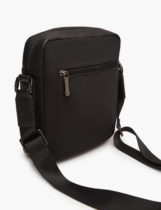 Черная мужская сумка MASCOTTE 604-3225-202 | ракурс 4 Черная мужская сумка MASCOTTE 604-3225-202 | ракурс 4