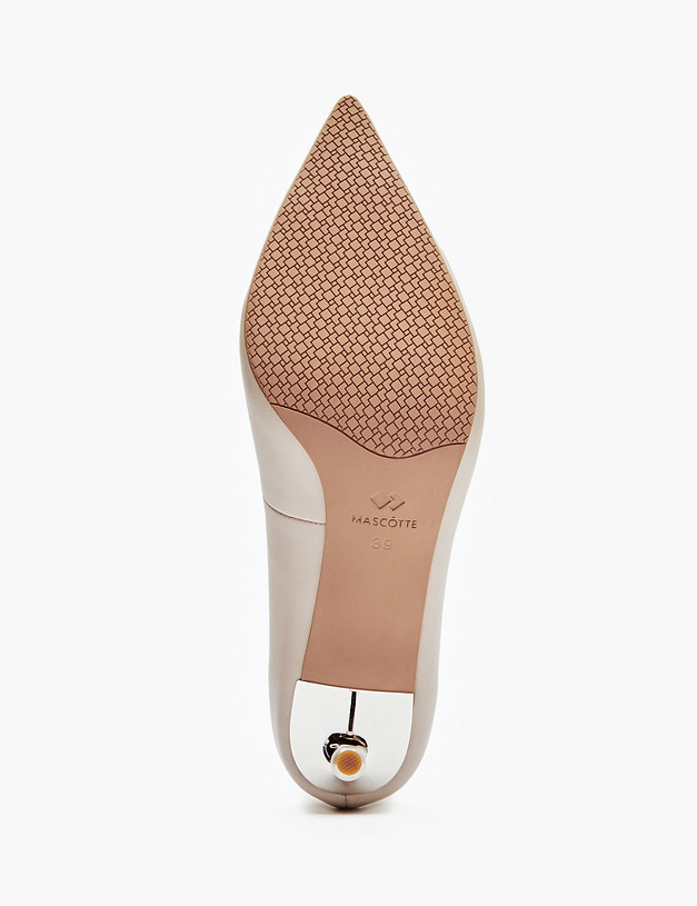 Молочные женские туфли на шпильке MASCOTTE 172-210211-3502M | ракурс 5 Молочные женские туфли на шпильке MASCOTTE 172-210211-3502M | ракурс 5