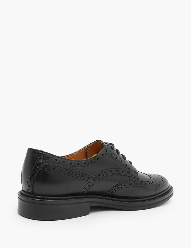 Черные классические женские броги MASCOTTE 22-1101111-0102 | ракурс 3