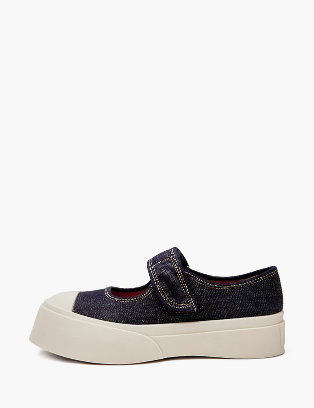 Синие женские кеды MASCOTTE 47-410311-0203 | ракурс 1 Синие женские кеды MASCOTTE 47-410311-0203 | ракурс 1