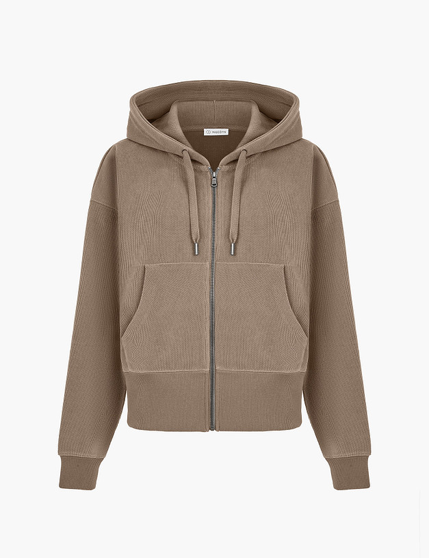 Женское худи цвета капучино MASCOTTE 888-4201-2409 | ракурс 6