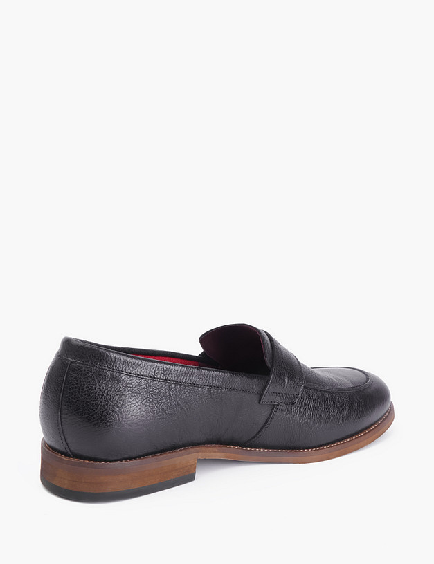 Черные мужские лоферы MASCOTTE 58-2131111-4185M | ракурс 4 Черные мужские лоферы MASCOTTE 58-2131111-4185M | ракурс 4