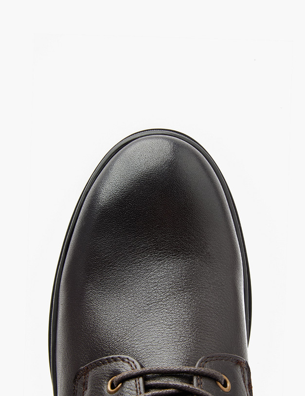 Коричневые мужские зимние ботинки MASCOTTE 58-124631-0109 | ракурс 4 Коричневые мужские зимние ботинки MASCOTTE 58-124631-0109 | ракурс 4