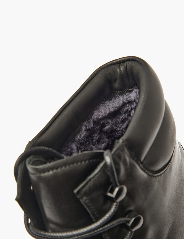 Черные мужские зимние ботинки MASCOTTE 175-525832-8100M | ракурс 7