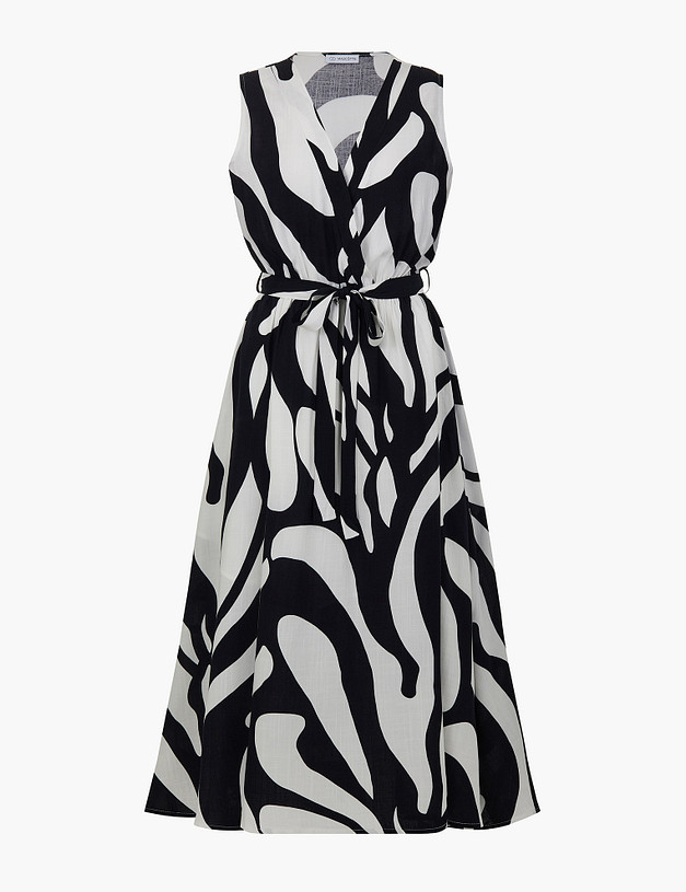 Сине-белое женское платье MASCOTTE 973-6110-2403 | ракурс 6