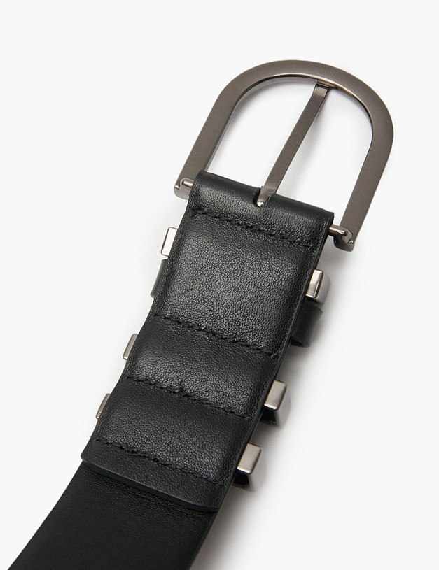 Черный женский ремень MASCOTTE 703-4205-102 | ракурс 5 Черный женский ремень MASCOTTE 703-4205-102 | ракурс 5