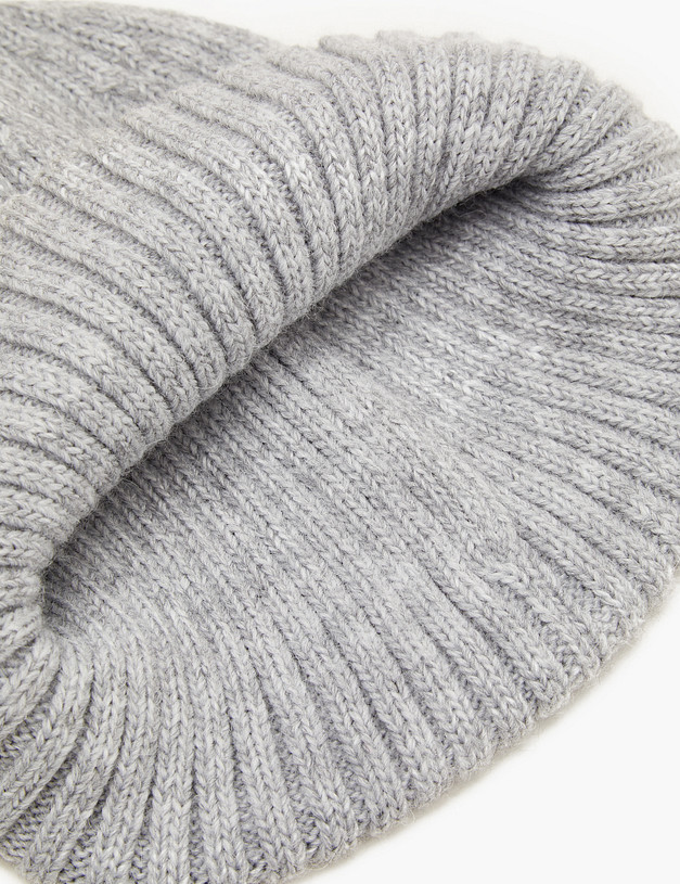 Серая женская шапка MASCOTTE 781-3231-7510 | ракурс 4