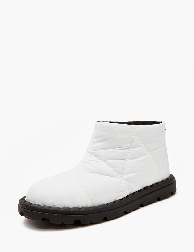 Белые женские дутики MASCOTTE 128-321827-0201 | ракурс 2