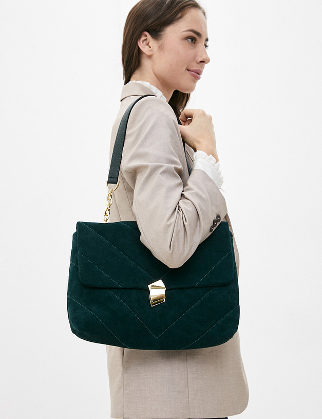 Зеленая женская сумка MASCOTTE 697-1216-0604 | ракурс 1 Зеленая женская сумка MASCOTTE 697-1216-0604 | ракурс 1