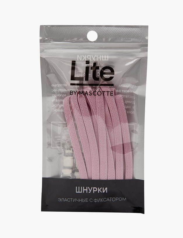 Розовые эластичные шнурки с фиксатором MASCOTTE 951-3201-2406 | ракурс 1 Розовые эластичные шнурки с фиксатором MASCOTTE 951-3201-2406 | ракурс 1