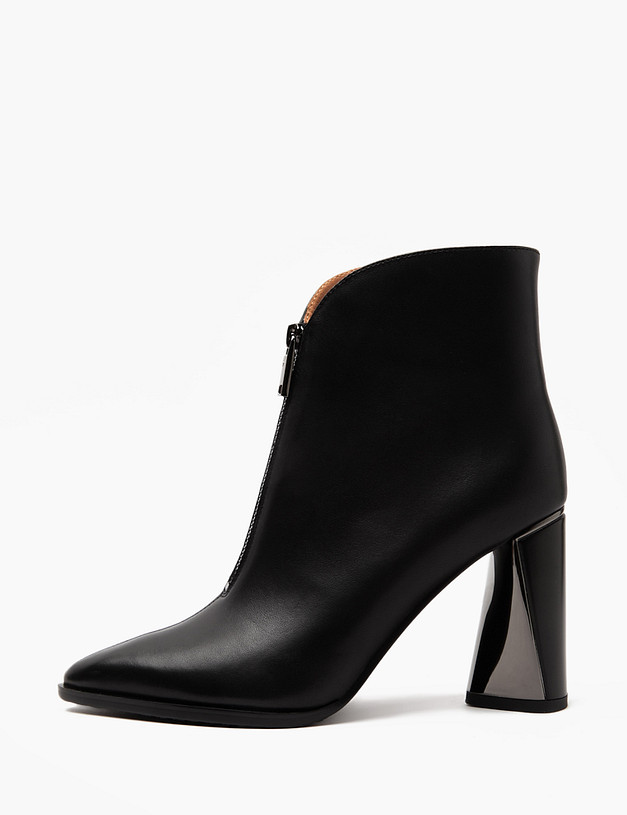 Черные женские ботильоны с молнией  MASCOTTE 100-410411-0502 | ракурс 2