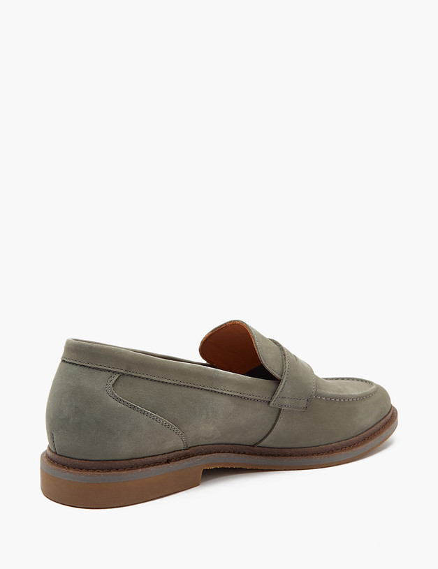 Серые мужские лоферы MASCOTTE 128-411211-0310 | ракурс 3