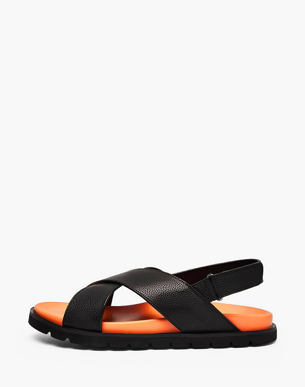 142-612962-0102 Туфли летние мужские нат.кожа/и.кожа черн, Mascotte