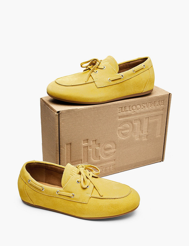 Желтые женские полуботинки MASCOTTE 234-610021-0218 | ракурс 7