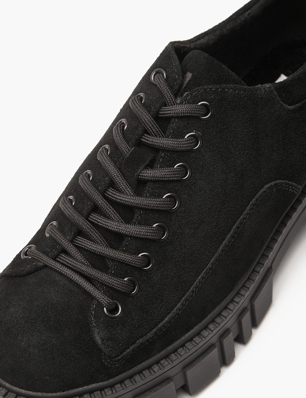 Черные женские полуботинки на массивной подошве MASCOTTE 98-420121-0202 | ракурс 7