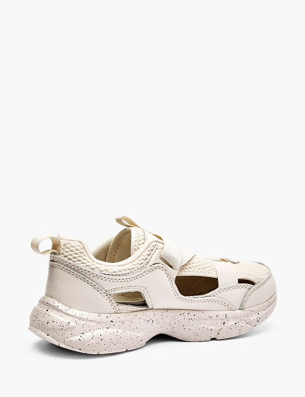 Молочные детские кроссовки MASCOTTE 64-611421-0201 | ракурс 3