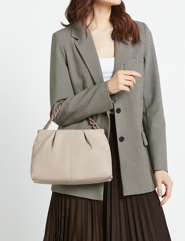 Бежевая женская сумка MASCOTTE 626-2106-608 | ракурс 1 Бежевая женская сумка MASCOTTE 626-2106-608 | ракурс 1