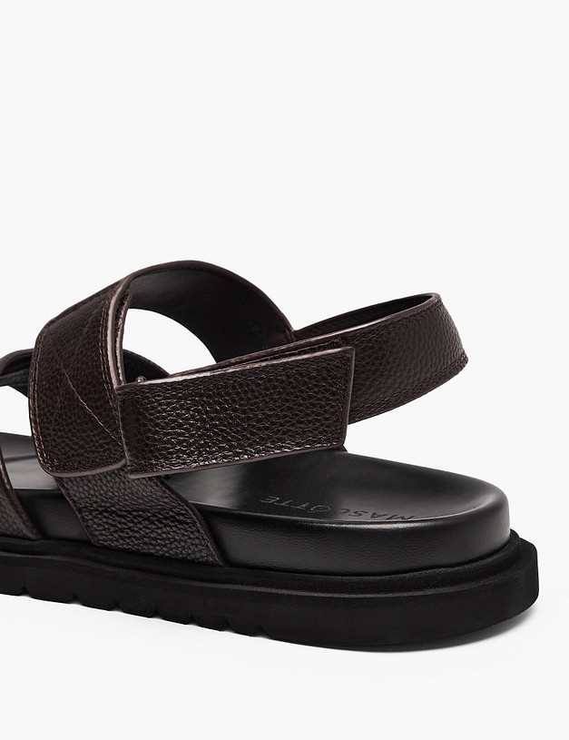 Коричневые мужские сандалии MASCOTTE 142-613761-0109 | ракурс 6