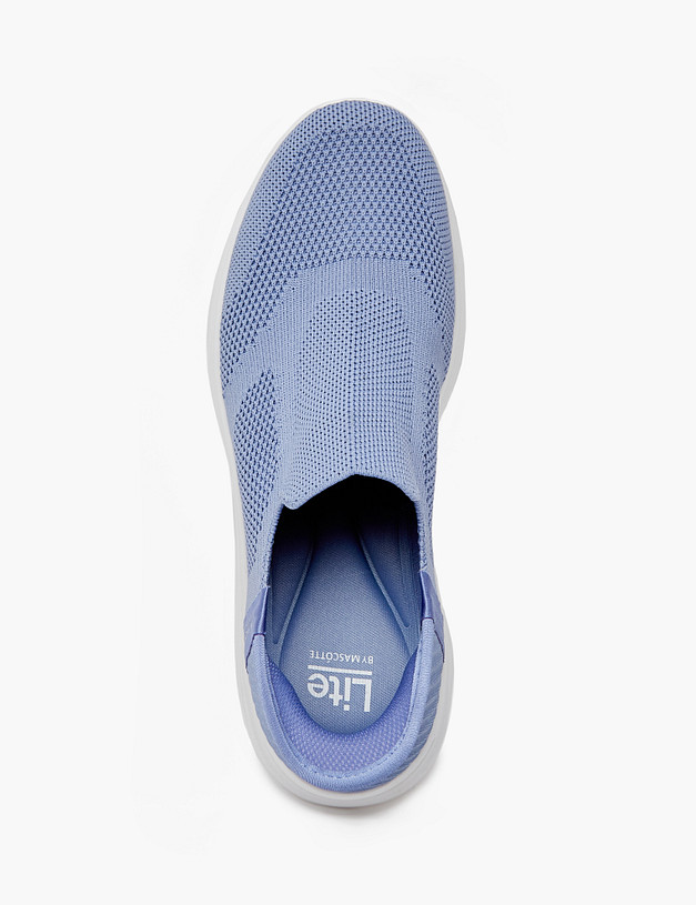 Голубые женские кроссовки MASCOTTE 181-411221-0203 | ракурс 4 Голубые женские кроссовки MASCOTTE 181-411221-0203 | ракурс 4