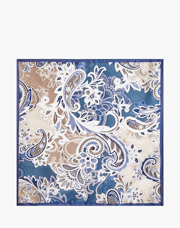 766-6102-2403 Платок женский синий, Mascotte