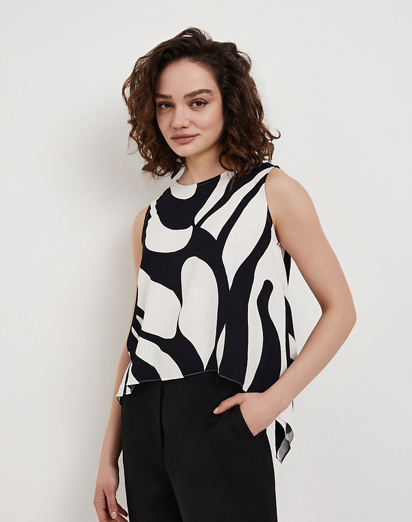 973-6111-2403 Топ женский темн-синий, Mascotte