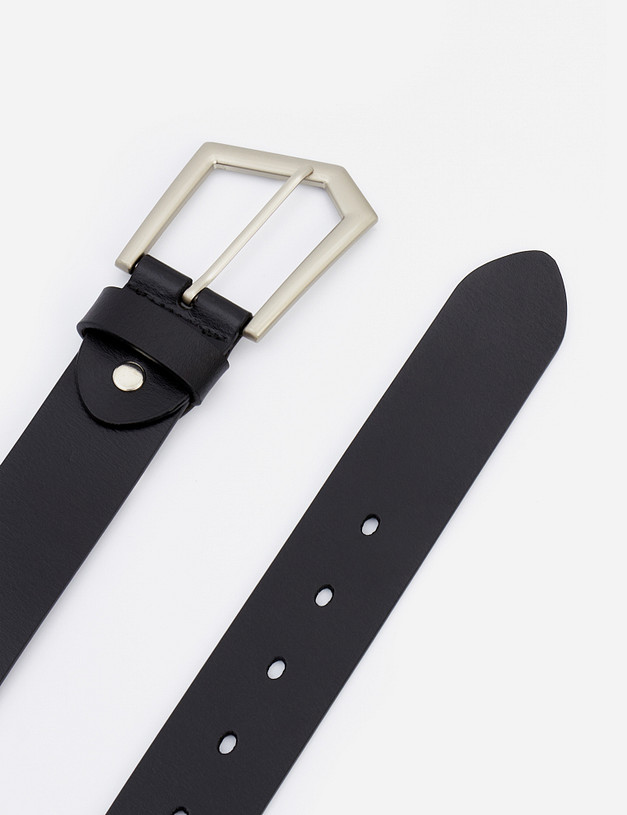 Черный женский ремень MASCOTTE 701-1208-602 | ракурс 3