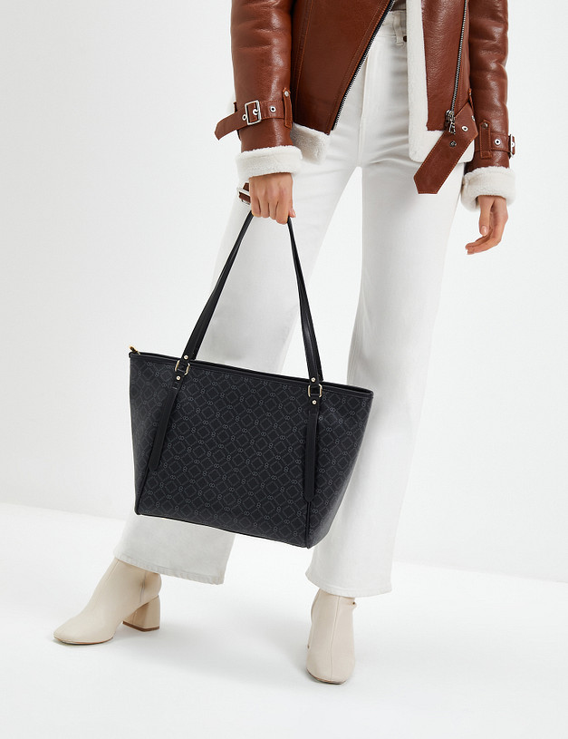 Черная женская сумка-тоут MASCOTTE 602-2217-602 | ракурс 1