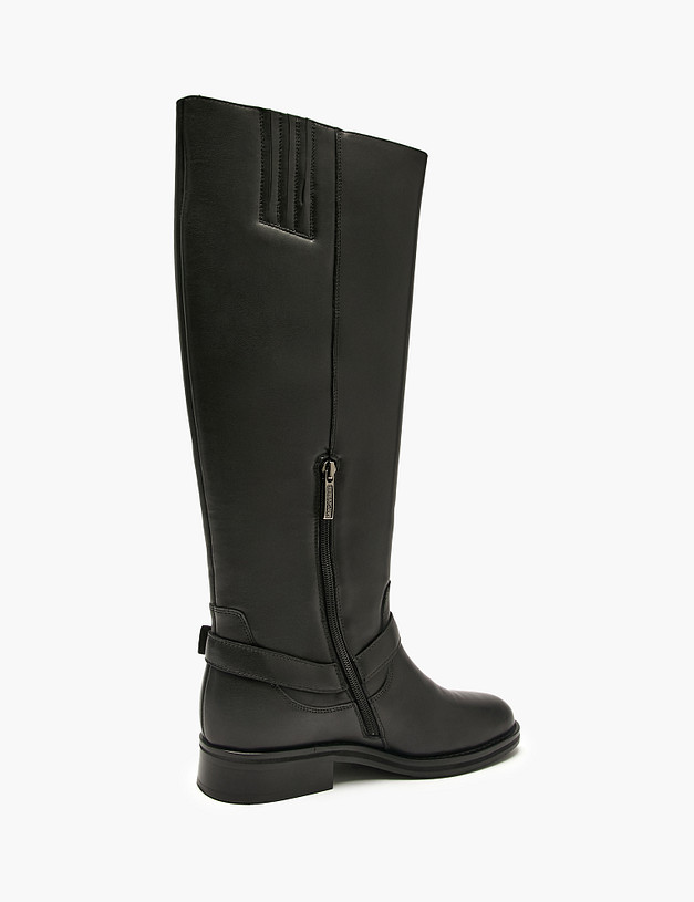 Черные женские сапоги MASCOTTE 22-5280723-3100M | ракурс 3 Черные женские сапоги MASCOTTE 22-5280723-3100M | ракурс 3